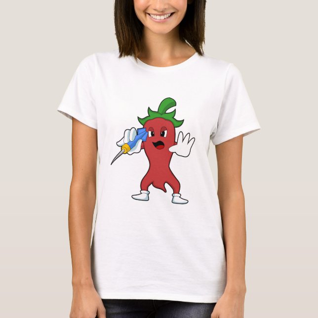 Camiseta Vegan Pepper em Dardos com Dart.PNG (Frente)