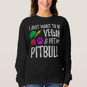 Camiseta Vegan Pitbull Cão Mãe Vegetariana Engraçada