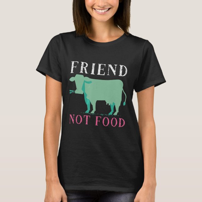 Camiseta Vegan Plant Based Amante de os animais Cow Pop (Frente)
