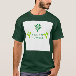 Camiseta VEGAN POWER Stickers