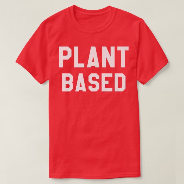 Camiseta Vegan Premium com base em planta (Frente do Design)