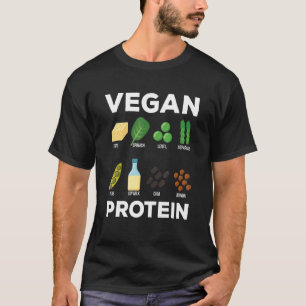 Camiseta Vegan Proteja Vegetais Vegetais à Base de Di