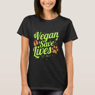 Camiseta Vegan salva Vidas Animais do Amor Vegetariano Vega