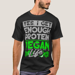 Camiseta Vegan Sim Eu Consigo Proteína Suficiente Vivem Veg