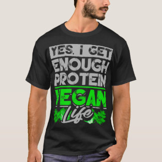 Camiseta Vegan Sim Eu Consigo Proteína Suficiente Vivem Veg