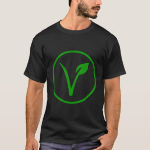Camiseta Vegan - Símbolo Go Vegan Vegetarian Vegamen Animal