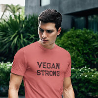 Vegan Strong Grungy Typografia