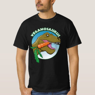 Camiseta Vegan T-Rex - Humor do Veganismo