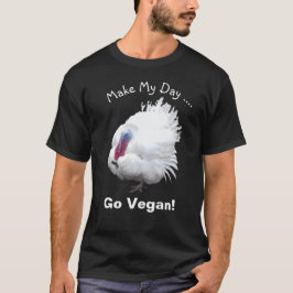 Camiseta Vegan Turkey faz meu dia