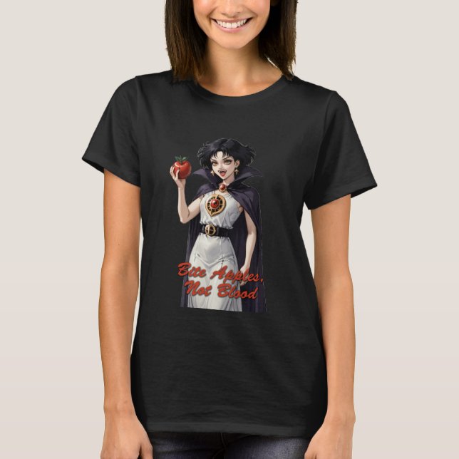 Camiseta Vegan Vampire Funny Plant Based Roupa (Frente)