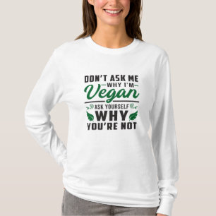 Camiseta Vegan Vegans Animal Rights Veggie Gift Idea