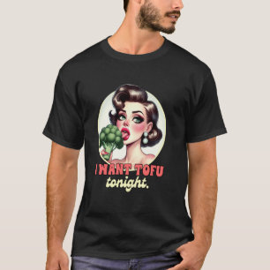 Camiseta Vegan Vegetarian Broccoli Plant Baseada Eu Quero T