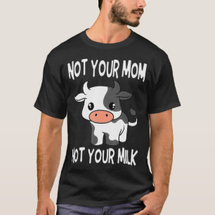 Camiseta Vegan Vegetarian Cow Free No Meat Diet Based