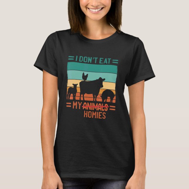 Camiseta Vegan Vegetarian Vegan Vegetarian (Frente)