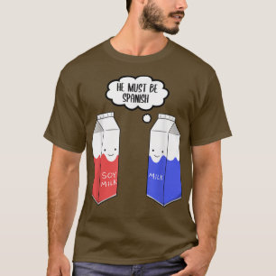 Camiseta Vegan Vegetarian Vegans Soy Milk Deve Ser Usado