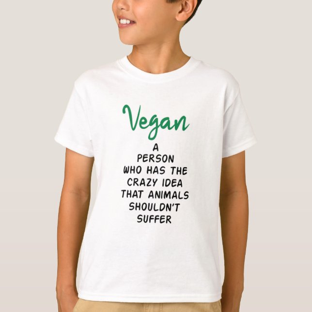 Camiseta Vegan Vegetarian Vegism Comida Veggie Animal Gift (Frente)