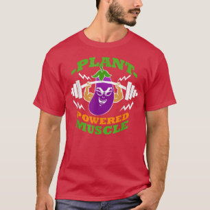 Camiseta Vegan Vegetariana Eggplant Bodybuilding Lift
