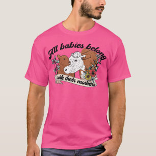 Camiseta Vegan Vegetariano Veggie Todos Os Bebês Pertencem 