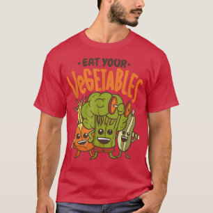 Camiseta Vegan Veggie Vegetarian Come seus vegetais