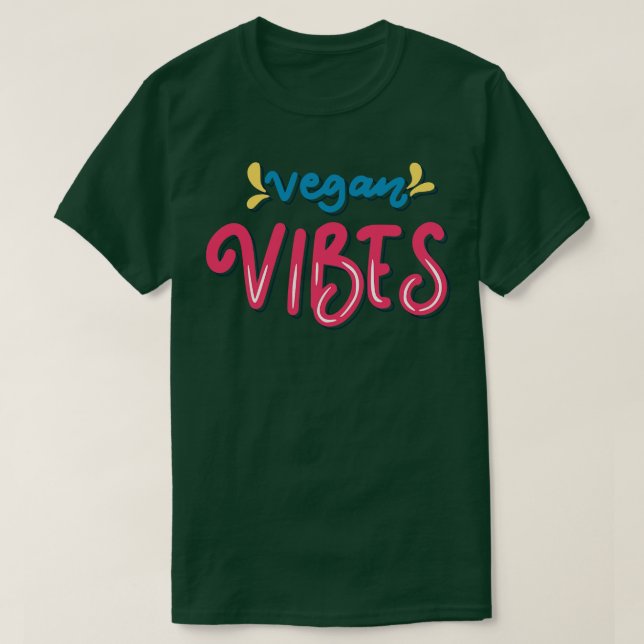 Camiseta Vegan Vibes (Frente do Design)