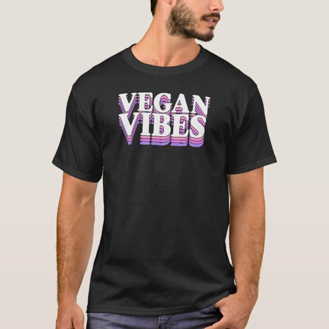 Camiseta Vegan Vibes Ethical Pro Vegan Advocate Herbivore 1 (Frente)