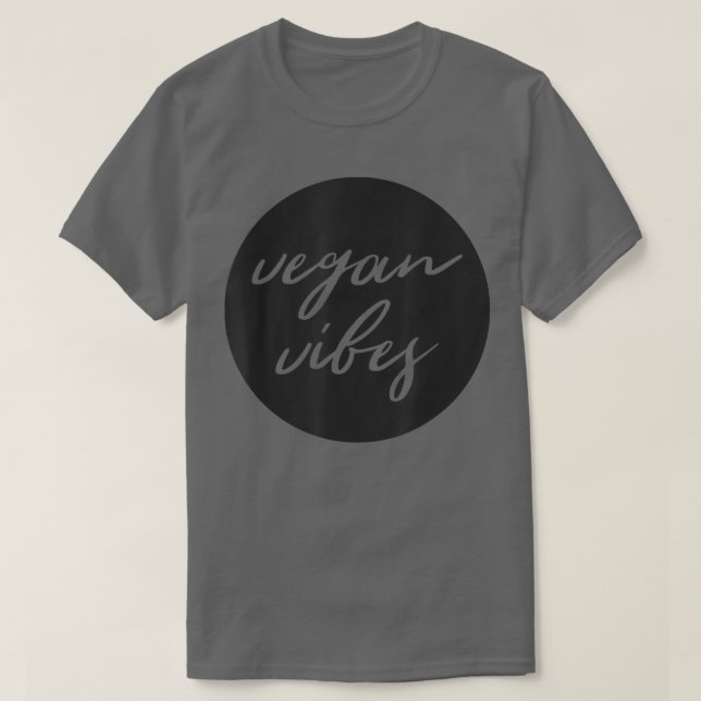 Camiseta Vegan Vibes Vegan Vegetarian (Frente do Design)