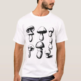 Camiseta Vegan VIntage Mushroom