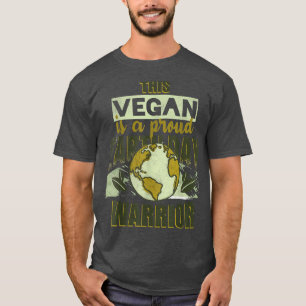 Camiseta Vegan Warrior Green Nature Protect Hour Da