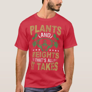 Camiseta Vegan Workout Plantas Alimentadas Com Presente Pro