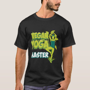 Camiseta Vegan Yoga Master Cute Meditation Veggie Lovers Gi