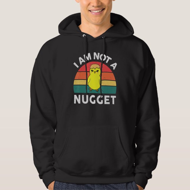 Camiseta Vegana Eu Não Sou Um Nugget Presente de V (Frente)
