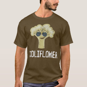 Camiseta Veganismo Meme Kawaii Cauliflower Pun Vegetal Engr