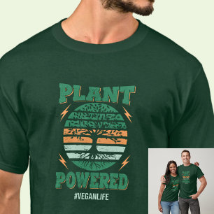 Camiseta Veganlife Vegan Green - Planta Powered