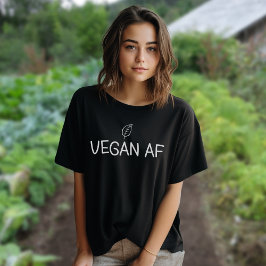 Camiseta Vegano AF Minimalista