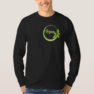 Camiseta VEGANO - Declaração de Escrita Amo Equipe de Legum