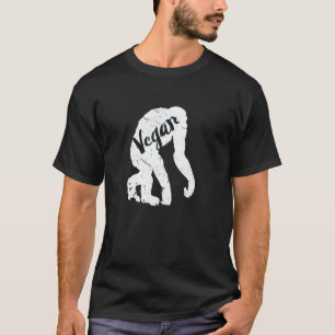 Camiseta Vegano Imagem Amante de Macaco Animal Herbívoro Ch