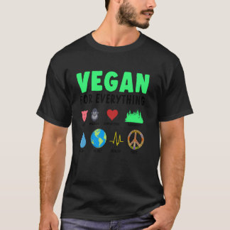 Camiseta Vegano Para Tudo Comida Orgânica Herbívoro Vegetal