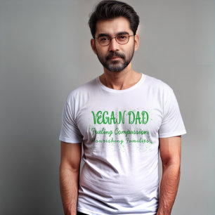 Camiseta VeganPai: Família Compaixonada - Amor Comovente