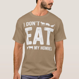 Camiseta Veganria Não Como Mês vegetariano do Mundo das Min