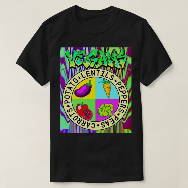 Camiseta Vegans 3 (Frente do Design)