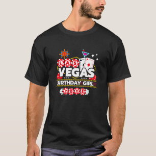 Camiseta Vegas Birthday Crew Vegas Meninas Viajam Vegas Bir