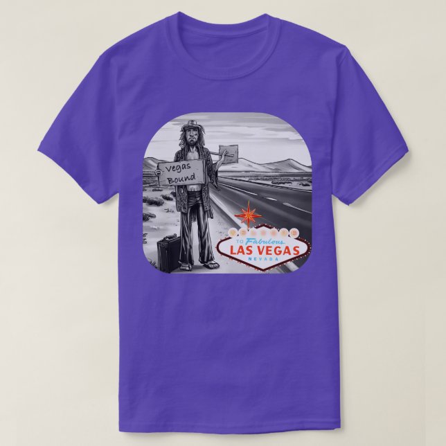 Camiseta Vegas Bound (Frente do Design)