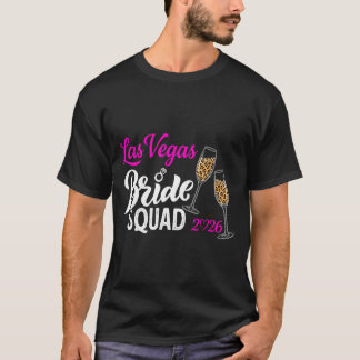 Camiseta Vegas Bride Squad 2026 Married in Vegas