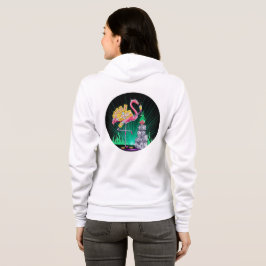 Camiseta Vegas Flamingo Sparkle Hoodie ✨ 🎆
