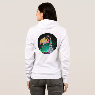 Camiseta Vegas Flamingo Sparkle Hoodie ✨ 🎆