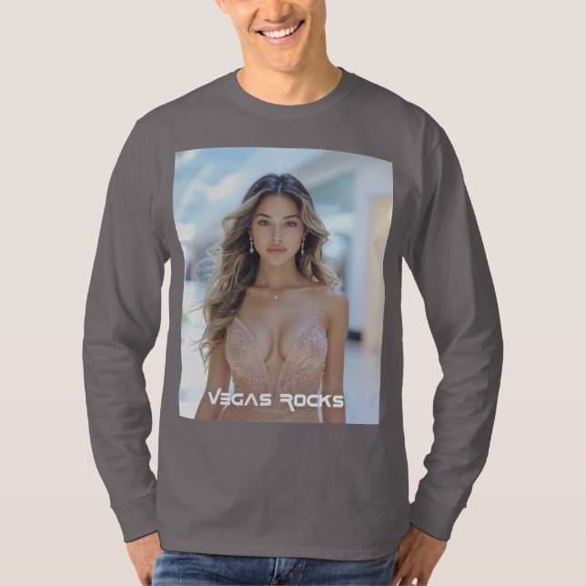 CAMISETA VEGAS ROCKS (Frente)