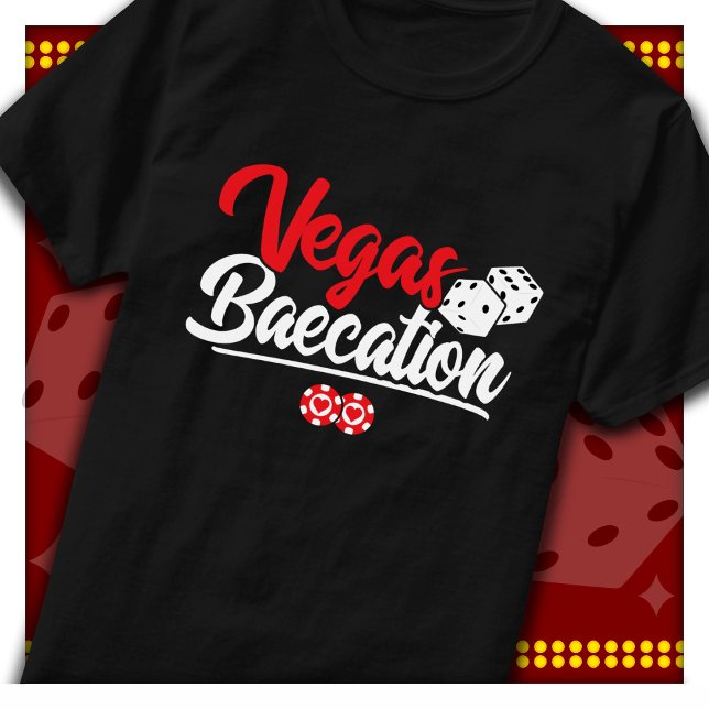 Camiseta Vegas Viagem de Casal Viagem de Baecation Baecatio (Criador carregado)