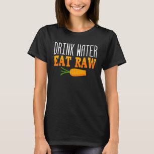 Camiseta Veget Verde Comida Bruta Sem Glúten Veget Não Proc