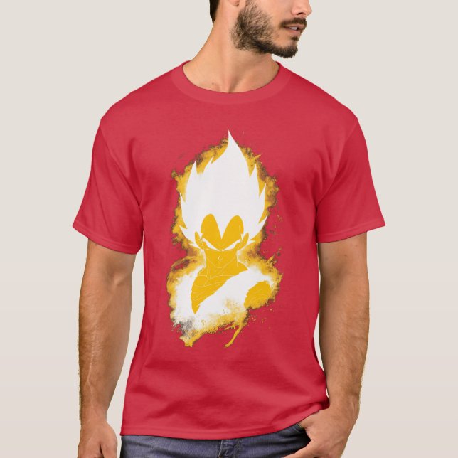 Camiseta vegeta clássico (Frente)