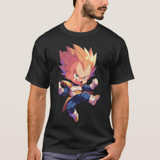 Camiseta vegeta menina moderna